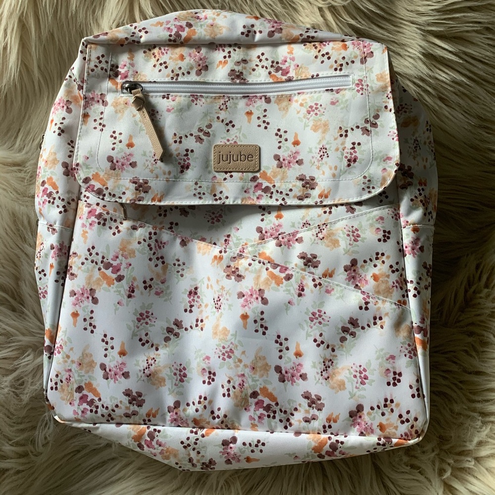Jujube Diaper Bag Backpack in Petal Perfection